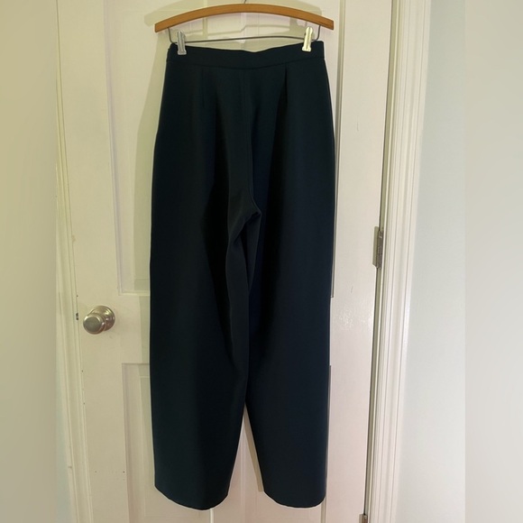 Vintage Jones New York Forest Green Wide Leg Pants Size 10 - Picture 14 of 14